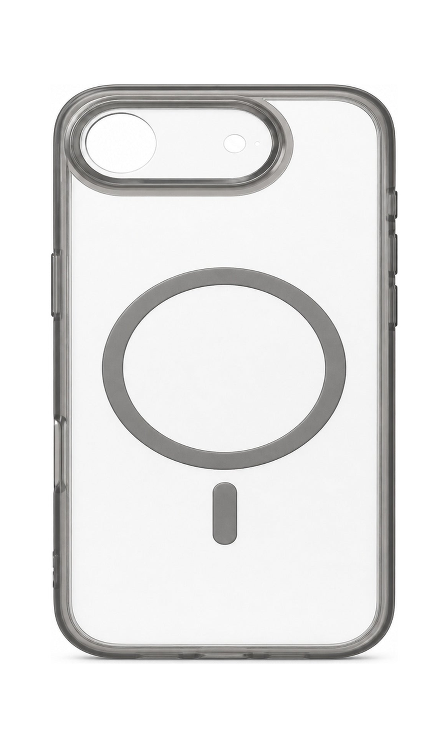 AP Lab Pro color SKU image v1: Clear Black iPhone case front view — large product scale on white background