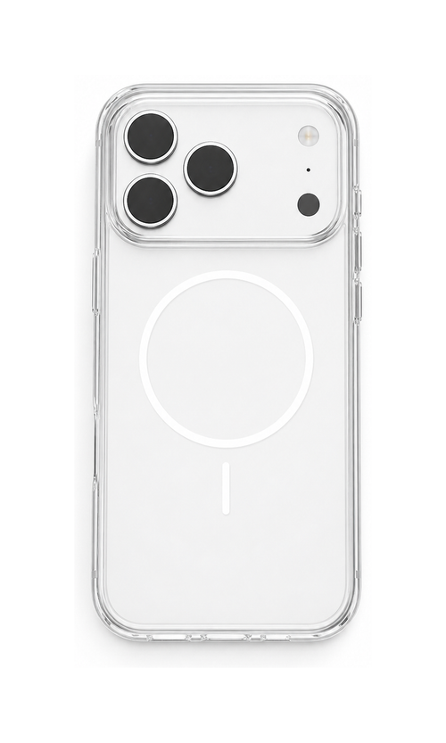 Clear MagSafe Case for iPhone — Black main image
