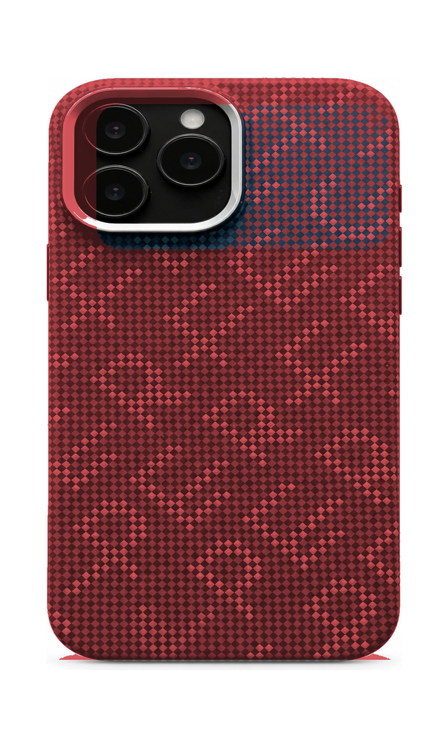 AP Lab Pro color SKU image v1: Red iPhone case front view — large product scale on white background