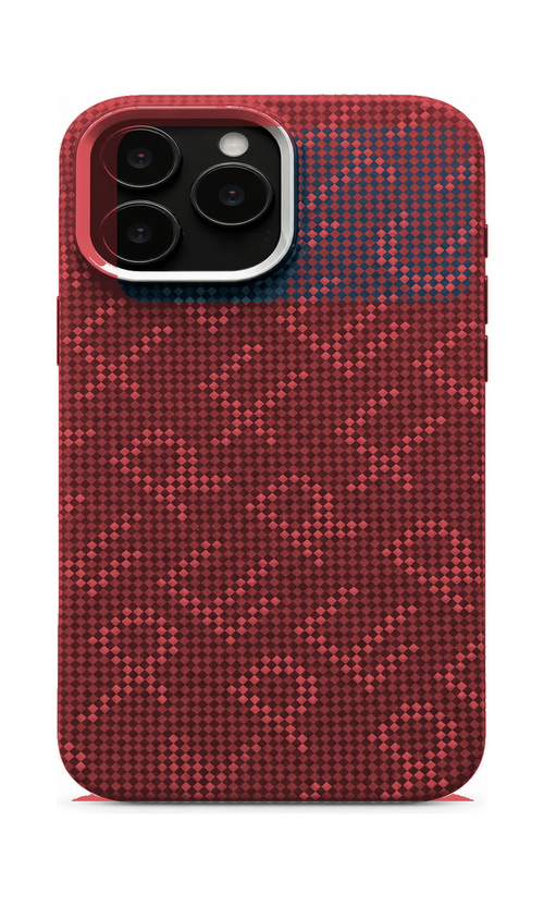 AP Lab Pro color SKU image v1: Red iPhone case front view — large product scale on white background