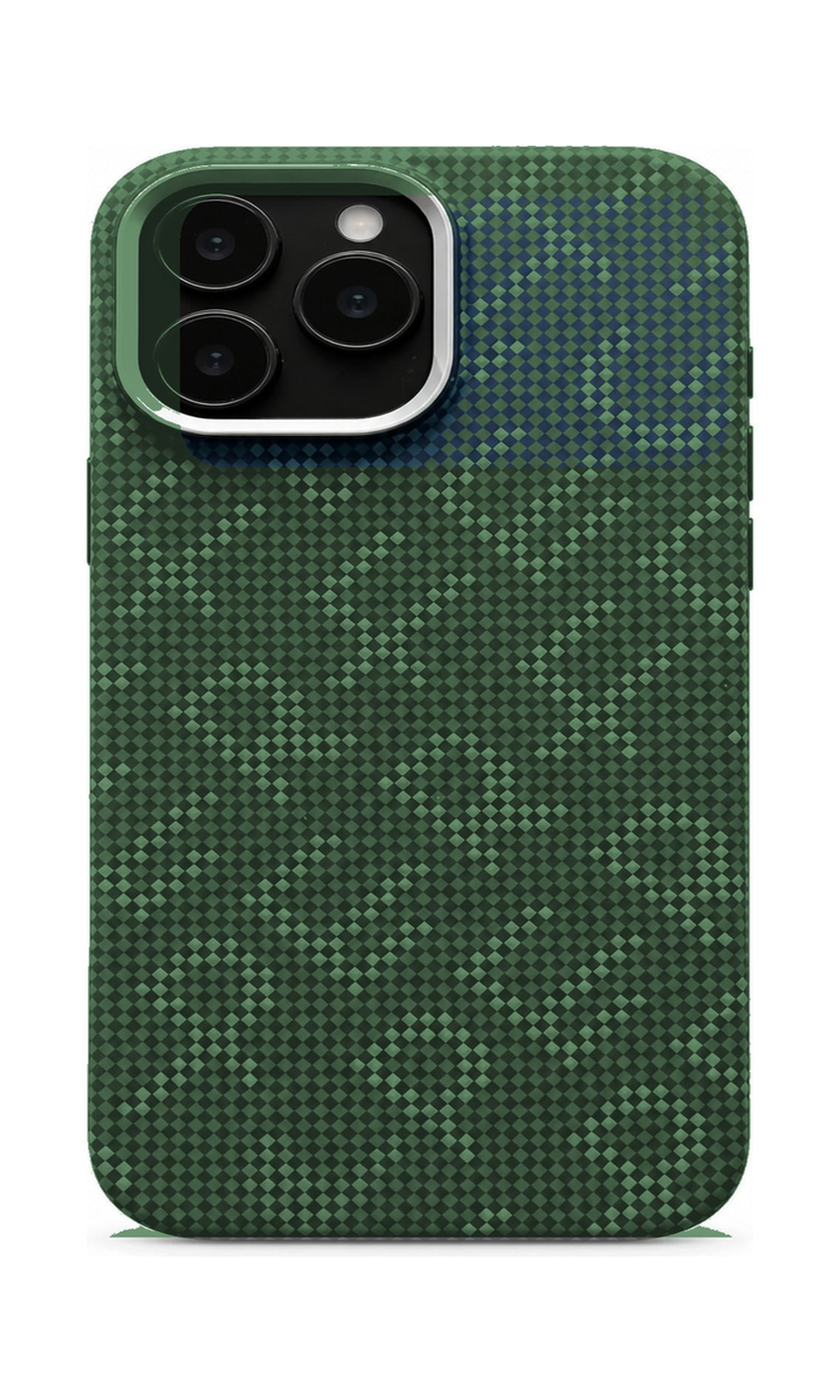 AP Lab Pro color SKU image v1: Green iPhone case front view — large product scale on white background