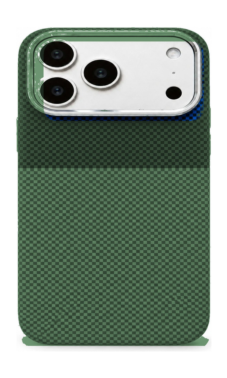 AP Lab Pro color SKU image v1: Green iPhone case front view — large product scale on white background