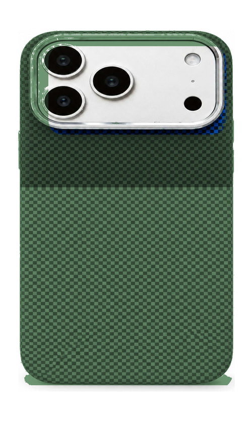 AP Lab Pro color SKU image v1: Green iPhone case front view — large product scale on white background