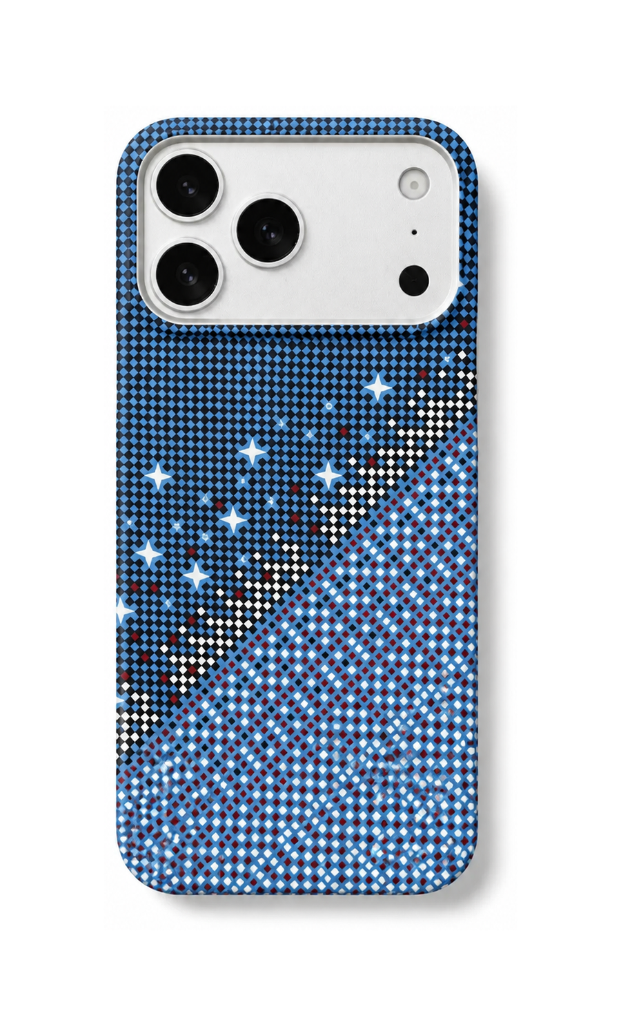 Fiber-Texture MagSafe Case for iPhone — Midnight Star Black large-scale product image on white background