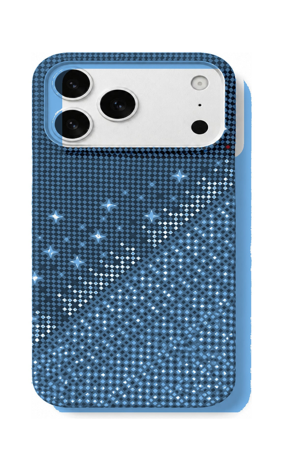 AP Lab Pro color SKU image v1: Dreamy Galaxy Blue iPhone case front view — large product scale on white background