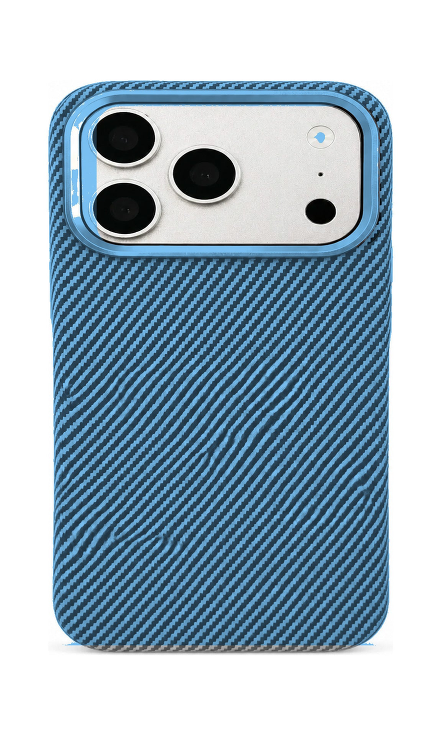 AP Lab Pro color SKU image v1: Water Blue iPhone case front view — large product scale on white background