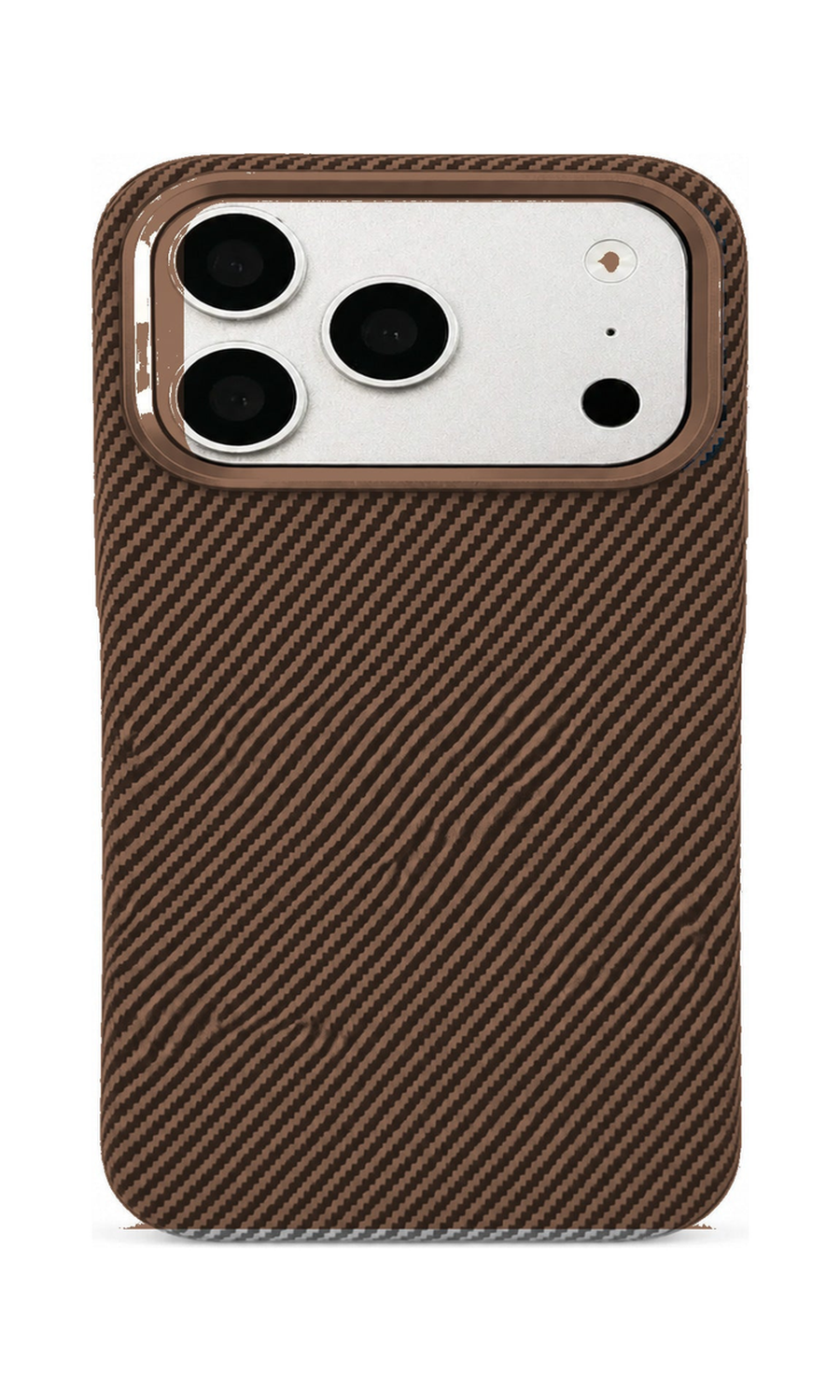 AP Lab Pro color SKU image v1: Mocha Brown iPhone case front view — large product scale on white background