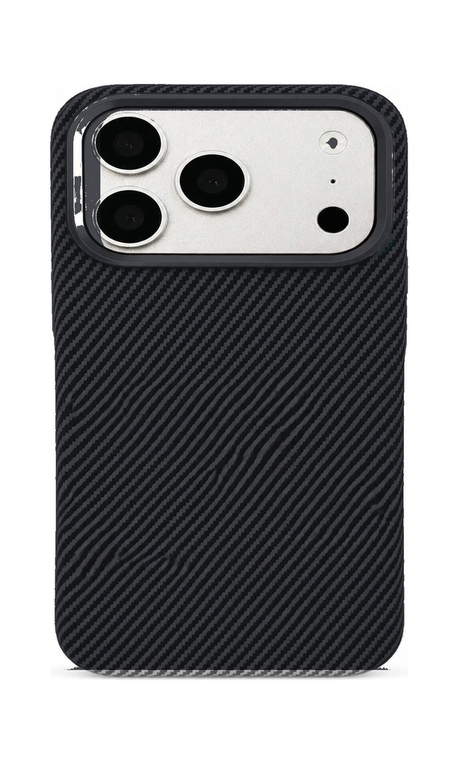 AP Lab Pro color SKU image v1: Premium Black iPhone case front view — large product scale on white background