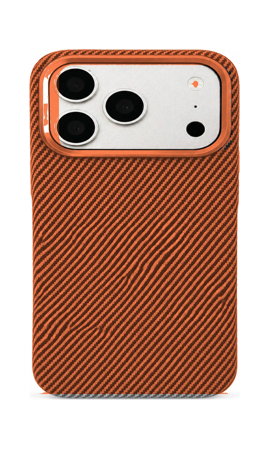 AP Lab Pro color SKU image v1: SunsetOrange iPhone case front view — large product scale on white background
