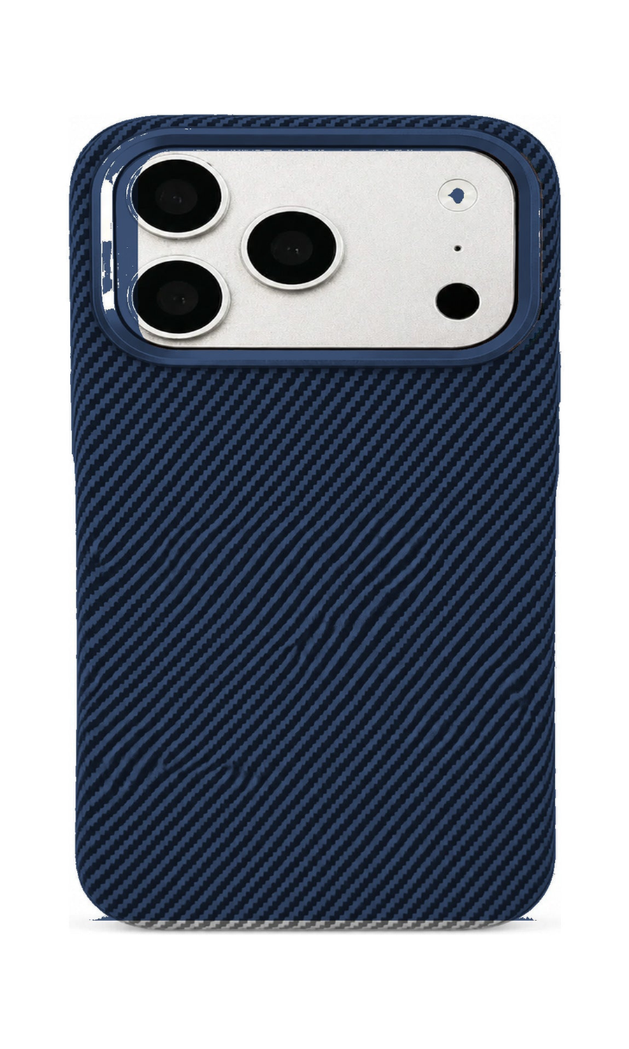 AP Lab Pro color SKU image v1: Midnight Blue iPhone case front view — large product scale on white background