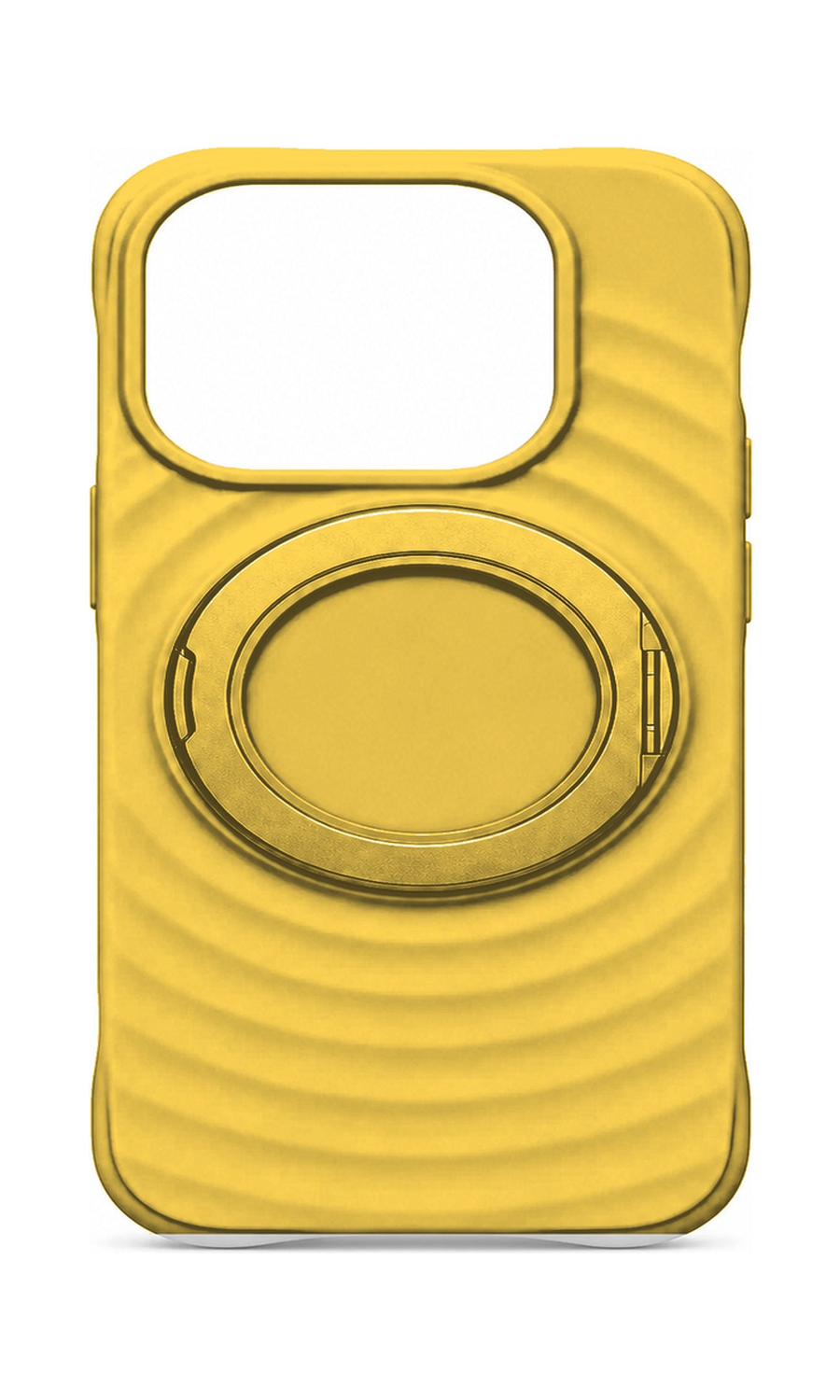 AP Lab Pro color SKU image v1: Pineapple Yellow iPhone case front view — large product scale on white background