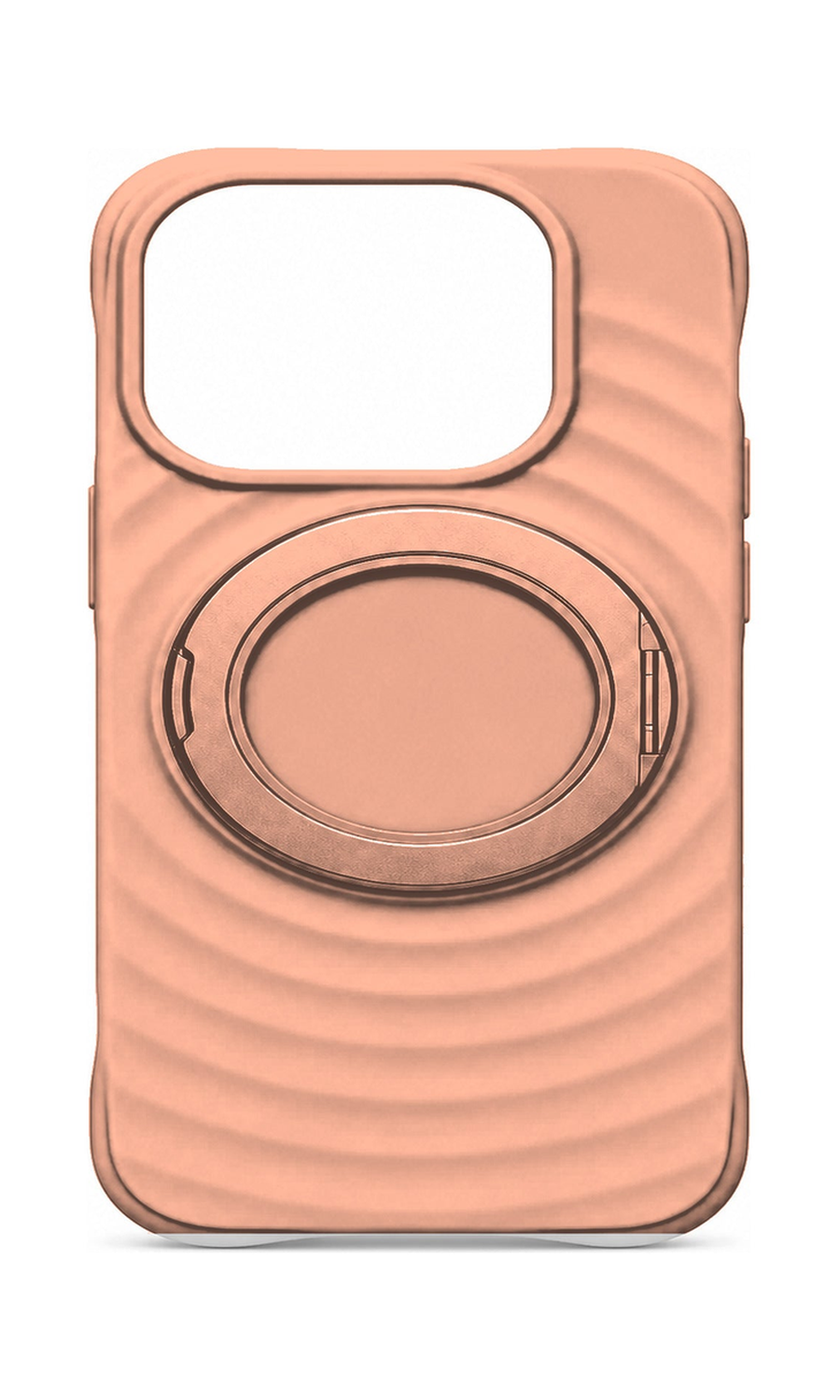 AP Lab Pro color SKU image v1: Peach Pink iPhone case front view — large product scale on white background