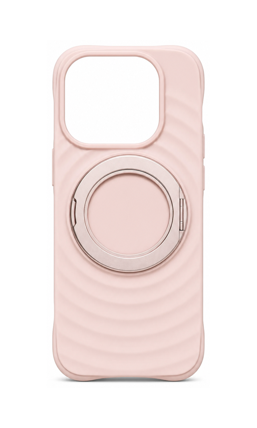 Liquid Silicone Stand Case for iPhone — Sea-Salt Cream Blue main image