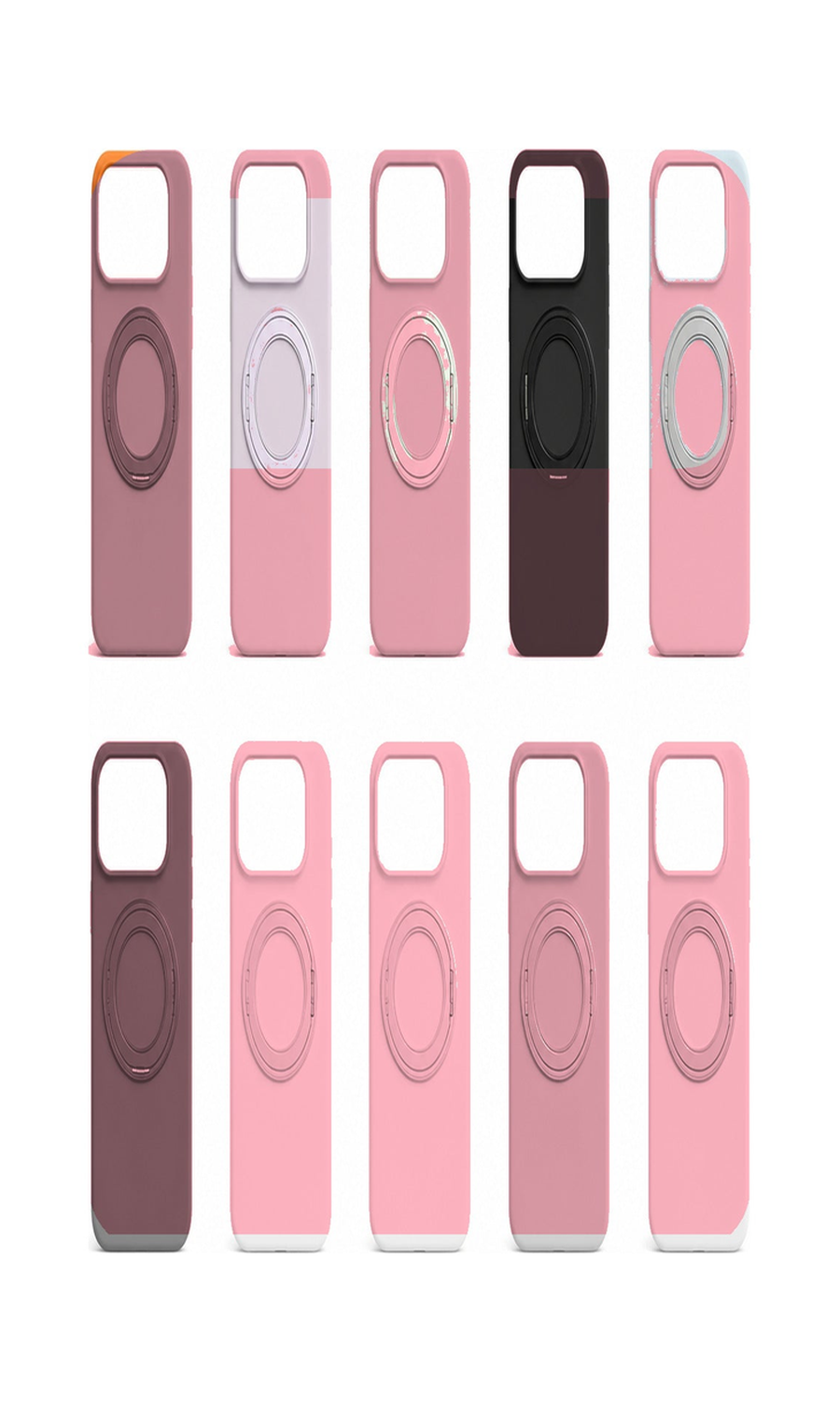 AP Lab Pro color SKU image v1: Dogwood Pink iPhone case front view — large product scale on white background