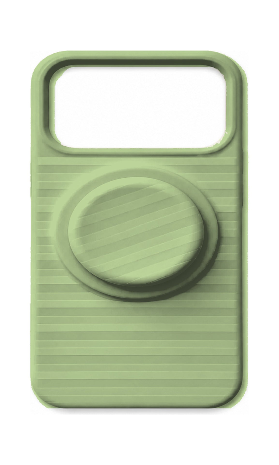 AP Lab Pro color SKU image v1: PistachioGreen iPhone case front view — large product scale on white background