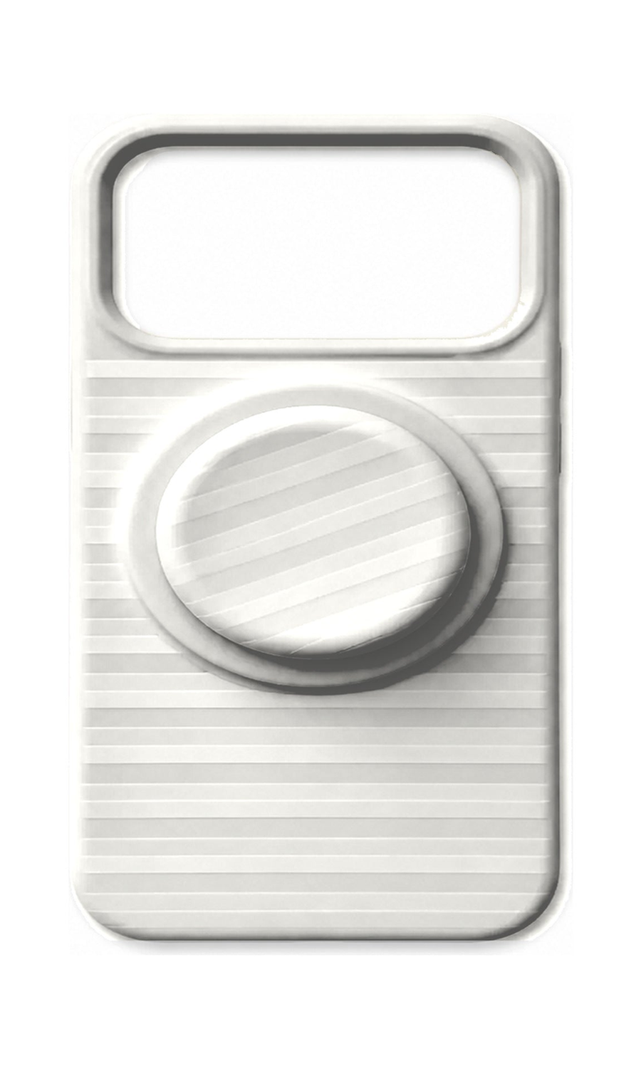 AP Lab Pro color SKU image v1: Souffle White iPhone case front view — large product scale on white background