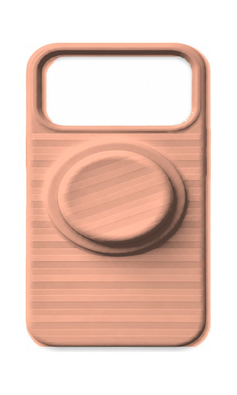 AP Lab Pro color SKU image v1: Peach Cream iPhone case front view — large product scale on white background