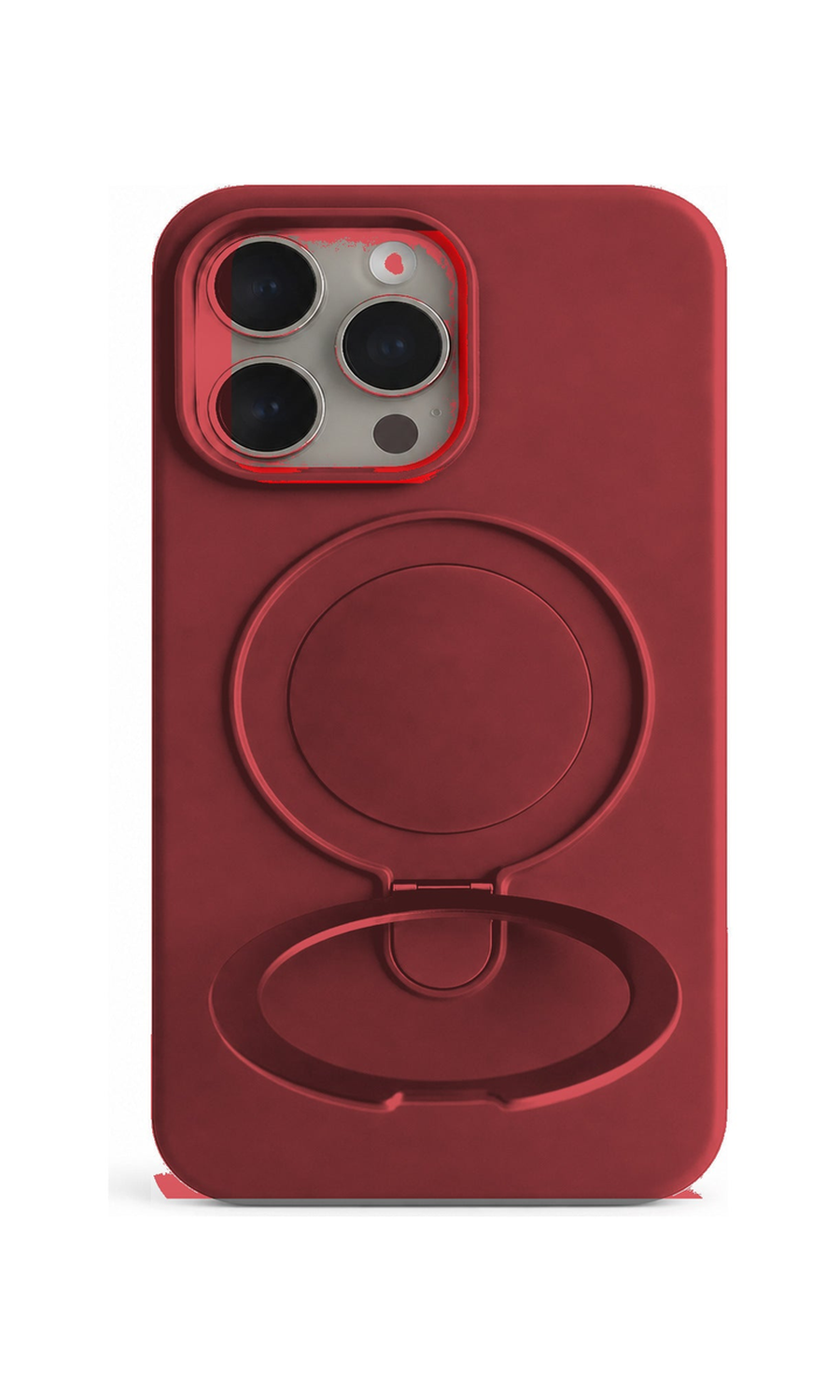 AP Lab Pro color SKU image v1: Red iPhone case front view — large product scale on white background