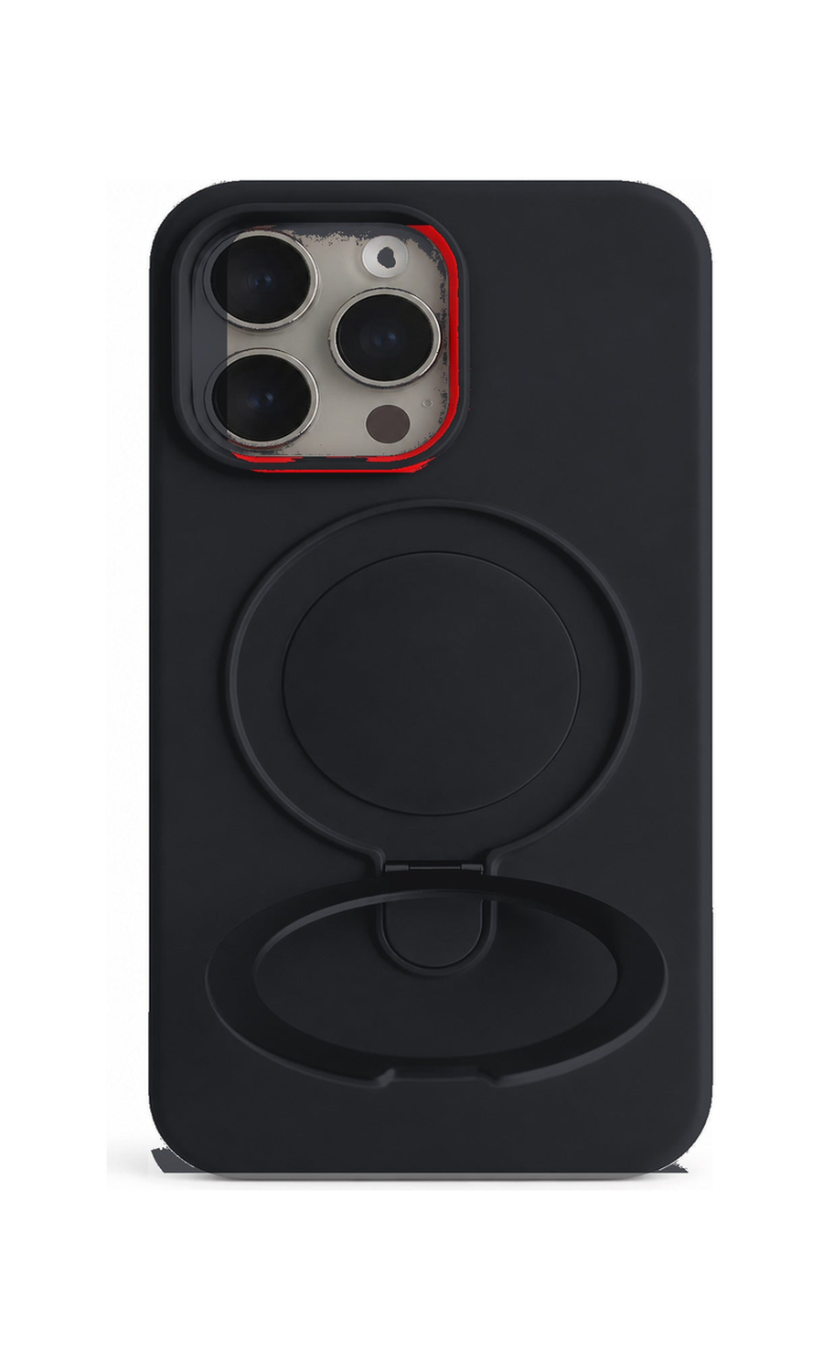 AP Lab Pro color SKU image v1: Black iPhone case front view — large product scale on white background