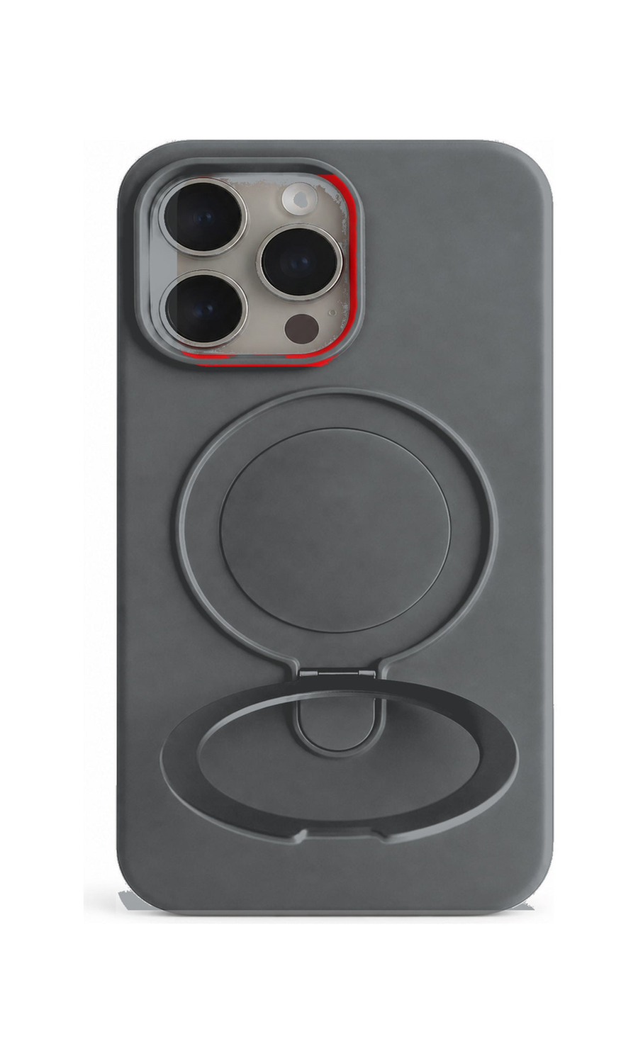AP Lab Pro color SKU image v1: Dark Gray iPhone case front view — large product scale on white background