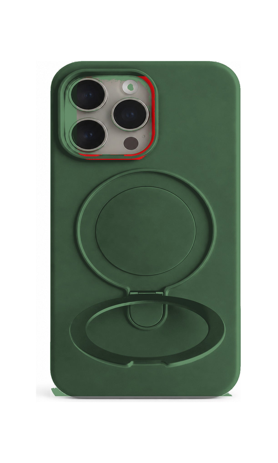 AP Lab Pro color SKU image v1: Green iPhone case front view — large product scale on white background
