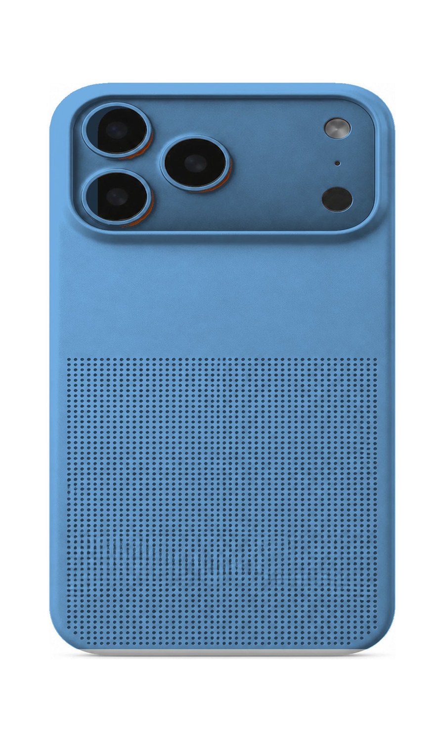 AP Lab Pro color SKU image v1: Rocky Blue iPhone case front view — large product scale on white background