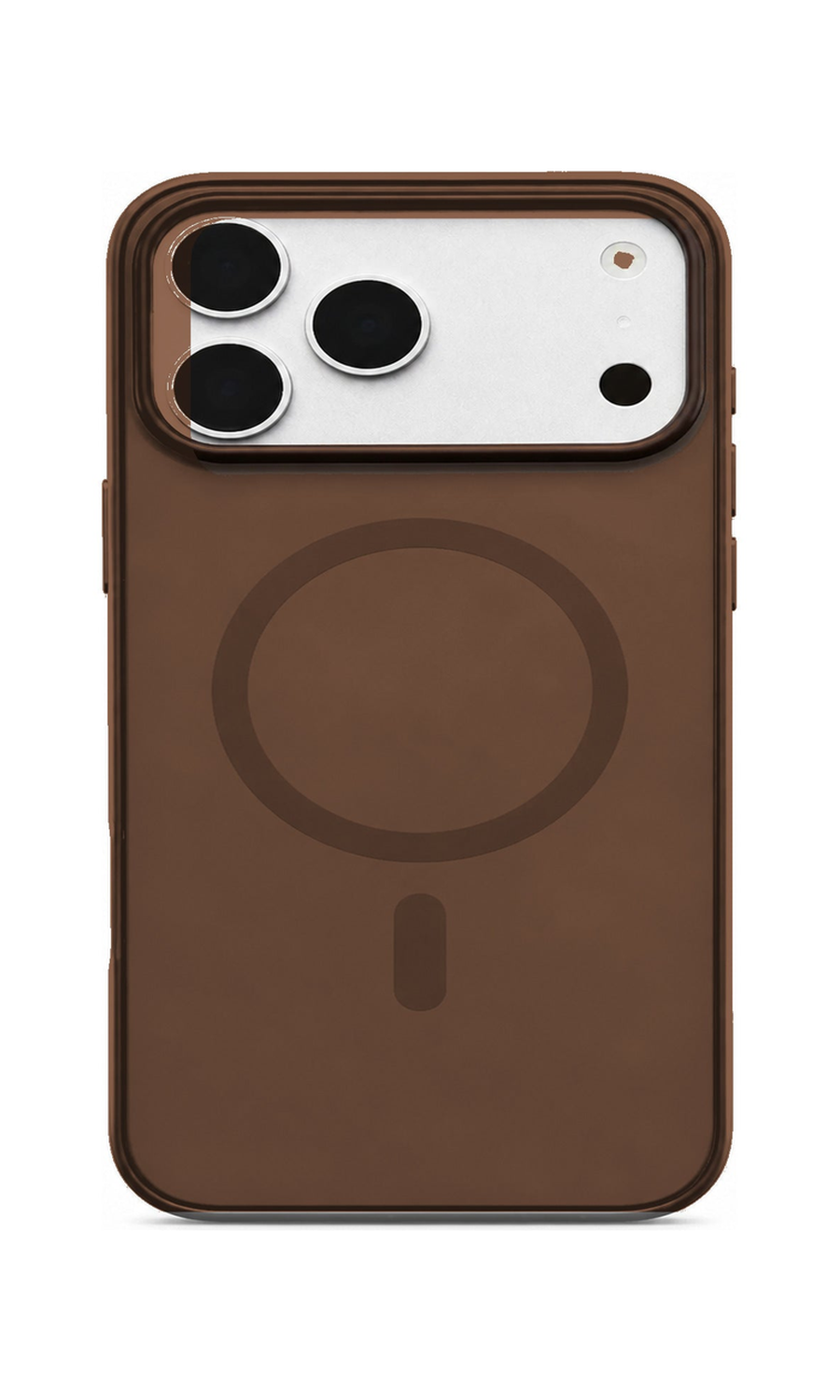 AP Lab Pro color SKU image v1: Coffee Brown iPhone case front view — large product scale on white background