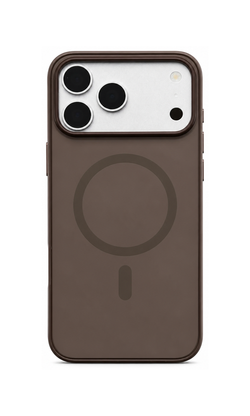 Liquid Silicone MagSafe Case for iPhone — Coffee Brown main image