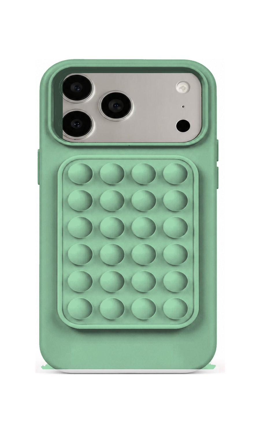 AP Lab Pro color SKU image v1: Mint iPhone case front view — large product scale on white background