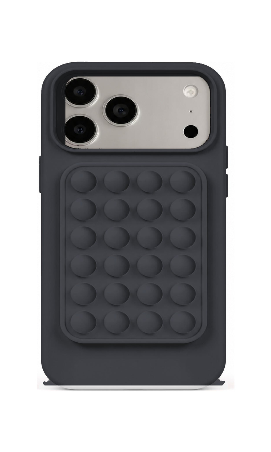 AP Lab Pro color SKU image v1: Premium Black iPhone case front view — large product scale on white background