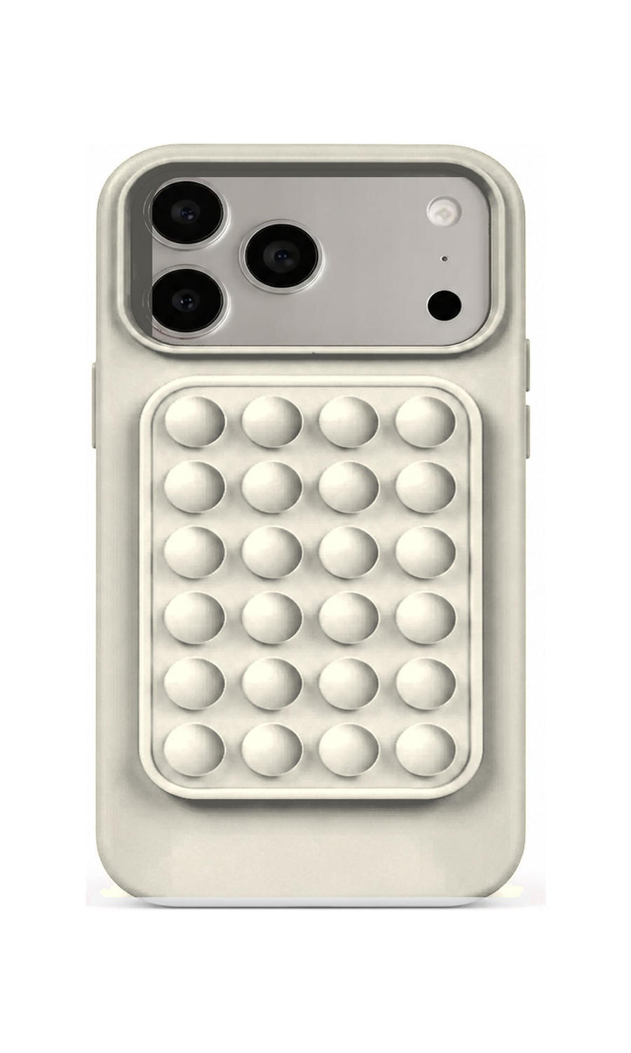 AP Lab Pro color SKU image v1: Antique White iPhone case front view — large product scale on white background