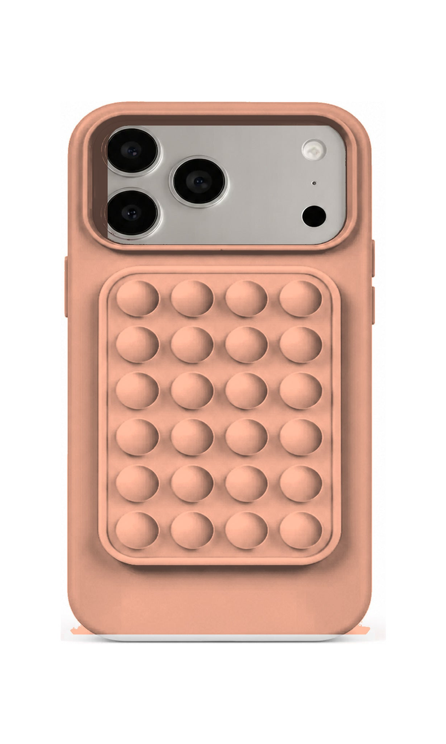 AP Lab Pro color SKU image v1: Peach Blossom Pink iPhone case front view — large product scale on white background