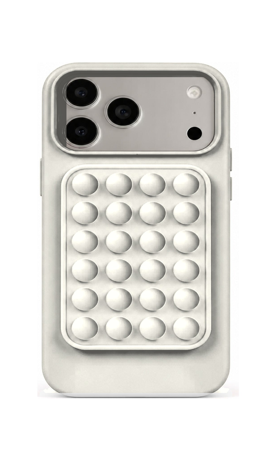 AP Lab Pro color SKU image v1: Milk White iPhone case front view — large product scale on white background