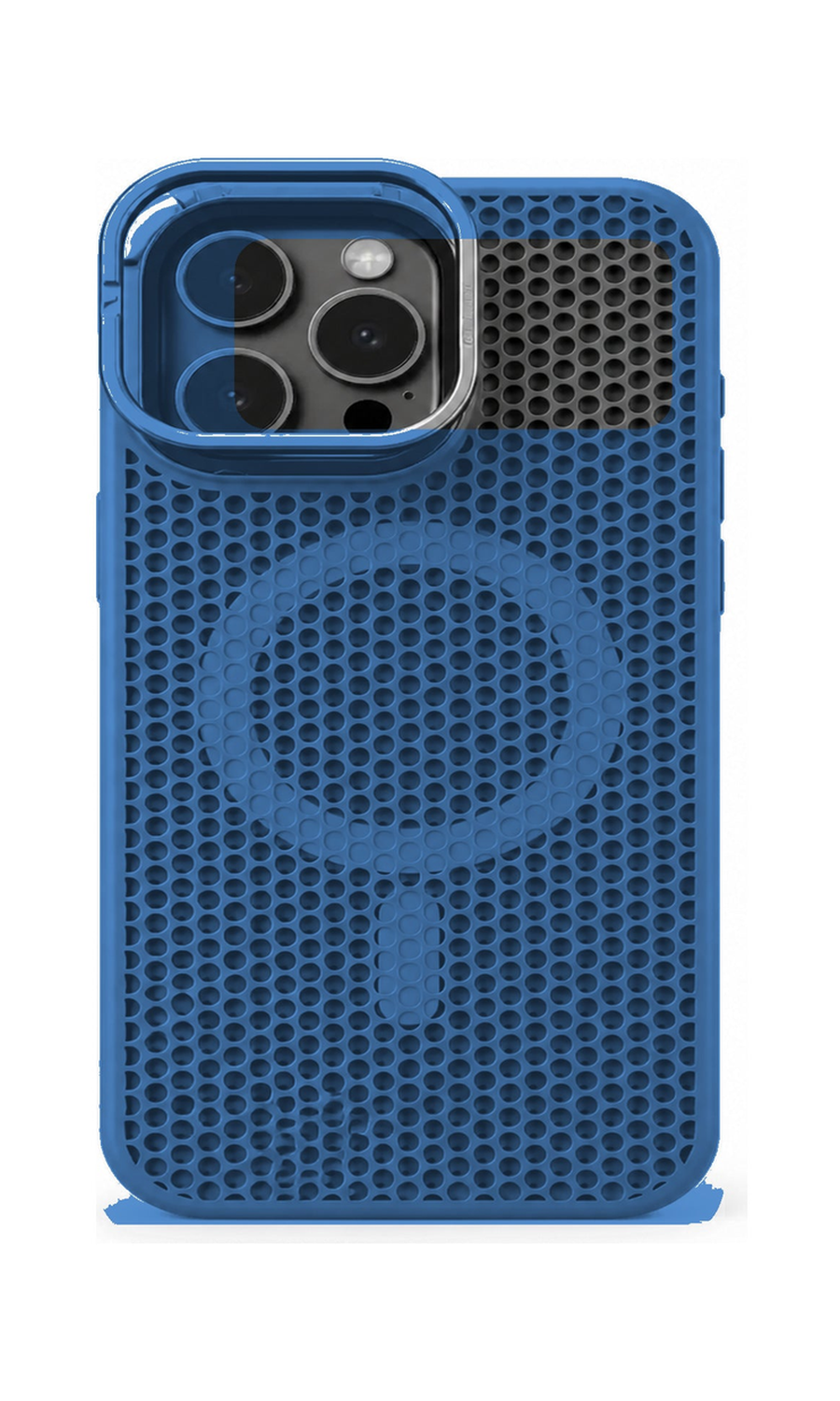 AP Lab Pro color SKU image v1: Peak Blue iPhone case front view — large product scale on white background