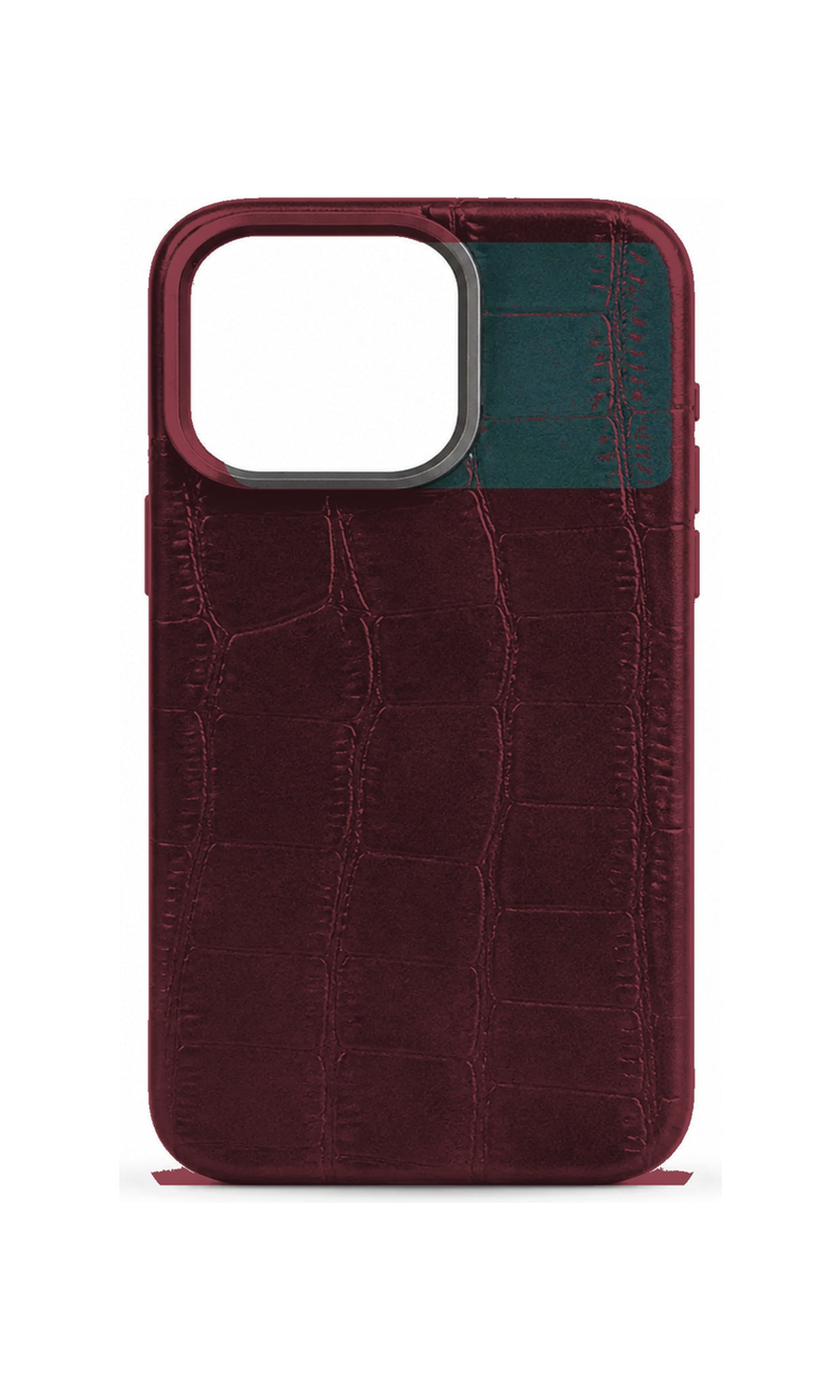 AP Lab Pro color SKU image v1: BurgundyRed iPhone case front view — large product scale on white background