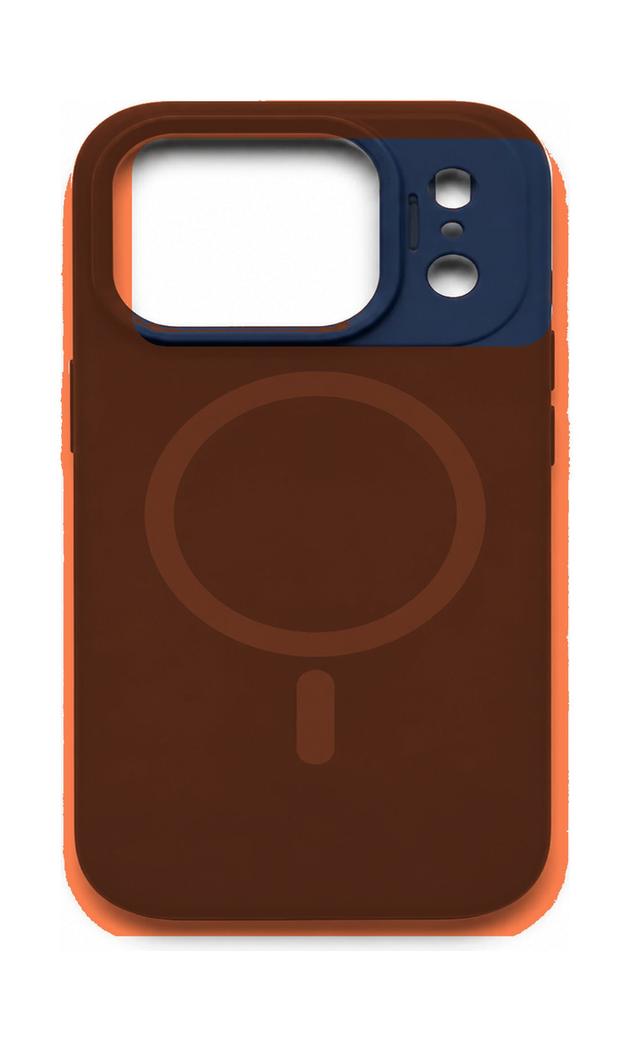 AP Lab Pro color SKU image v1: Sunset Orange iPhone case front view — large product scale on white background