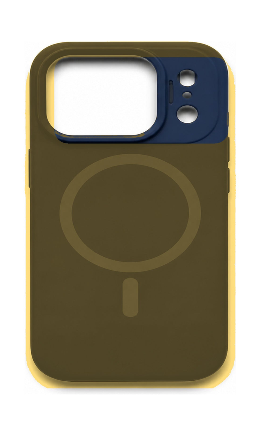 AP Lab Pro color SKU image v1: Custard Yellow iPhone case front view — large product scale on white background