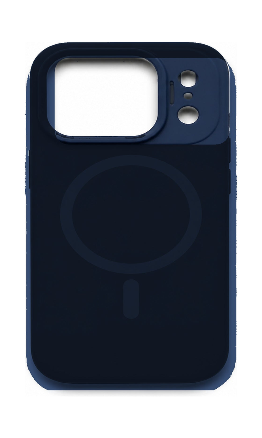 AP Lab Pro color SKU image v1: Navy iPhone case front view — large product scale on white background