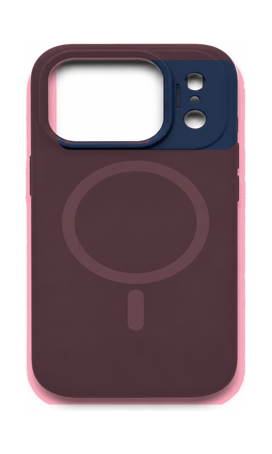 AP Lab Pro color SKU image v1: Coral Pink iPhone case front view — large product scale on white background