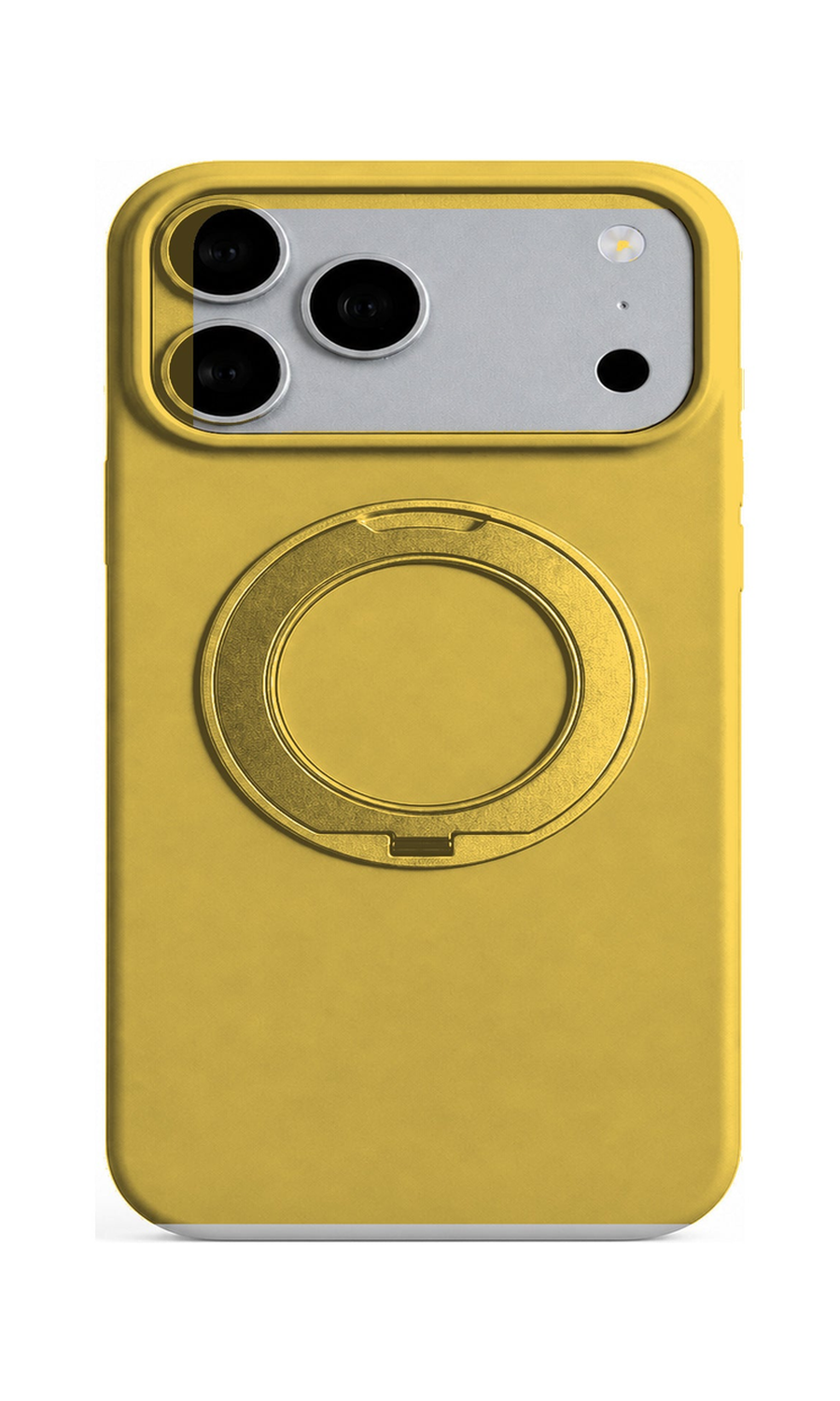 AP Lab Pro color SKU image v1: Yellow iPhone case front view — large product scale on white background