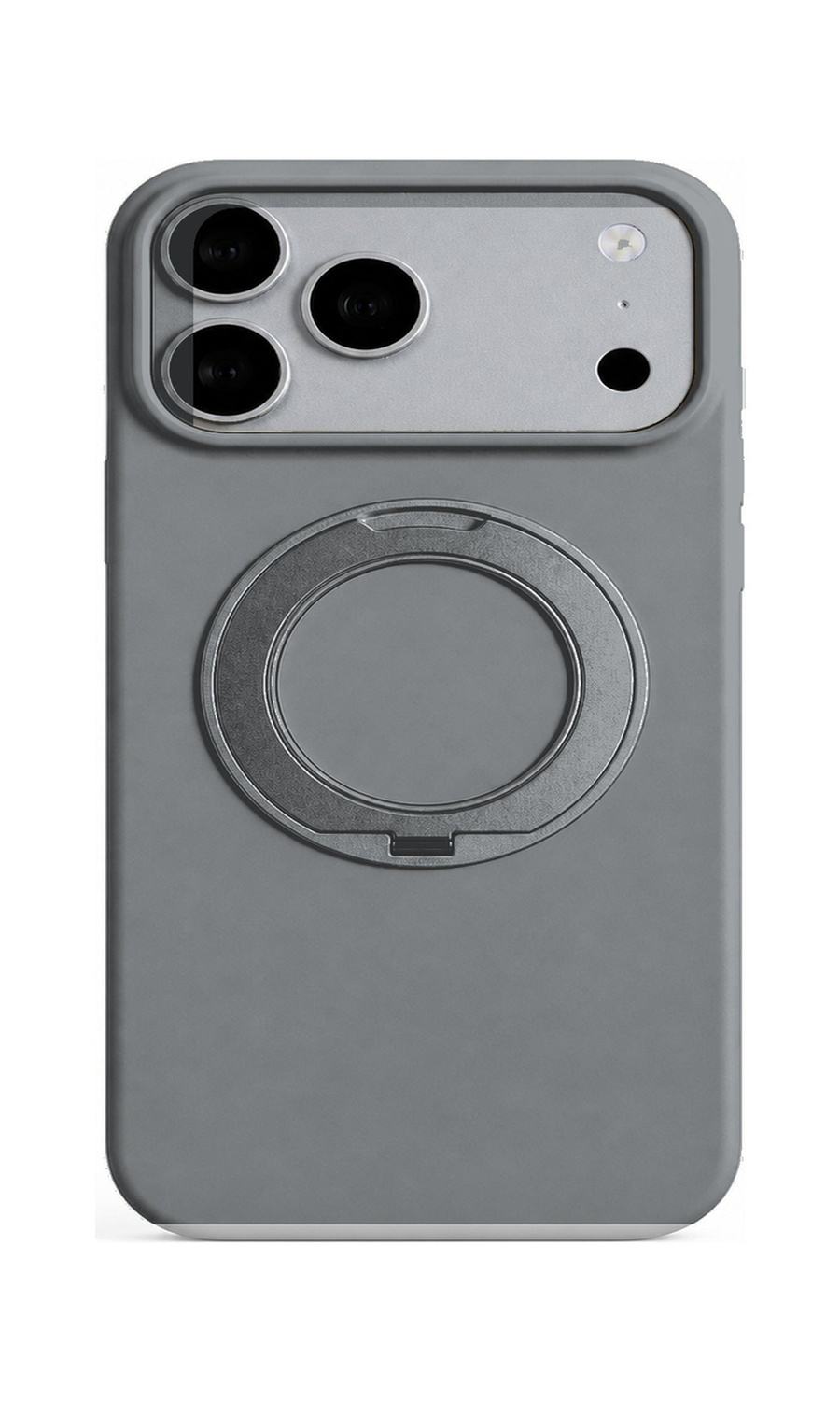 AP Lab Pro color SKU image v1: Gray iPhone case front view — large product scale on white background