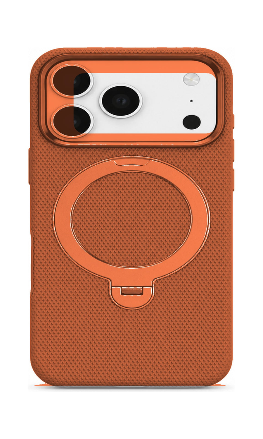 AP Lab Pro color SKU image v1: Orange iPhone case front view — large product scale on white background