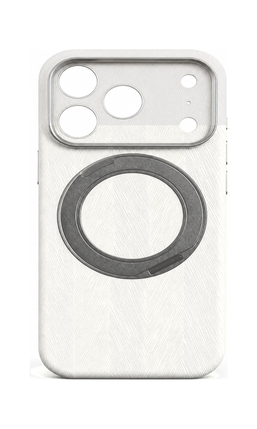 AP Lab Pro color SKU image v1: Frosted Wood White iPhone case front view — large product scale on white background