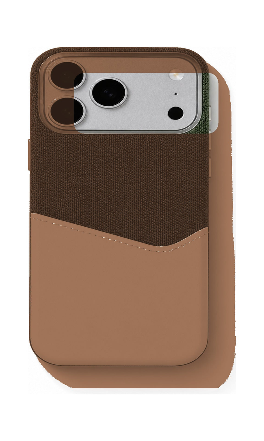AP Lab Pro color SKU image v1: Brown-Black iPhone case front view — large product scale on white background