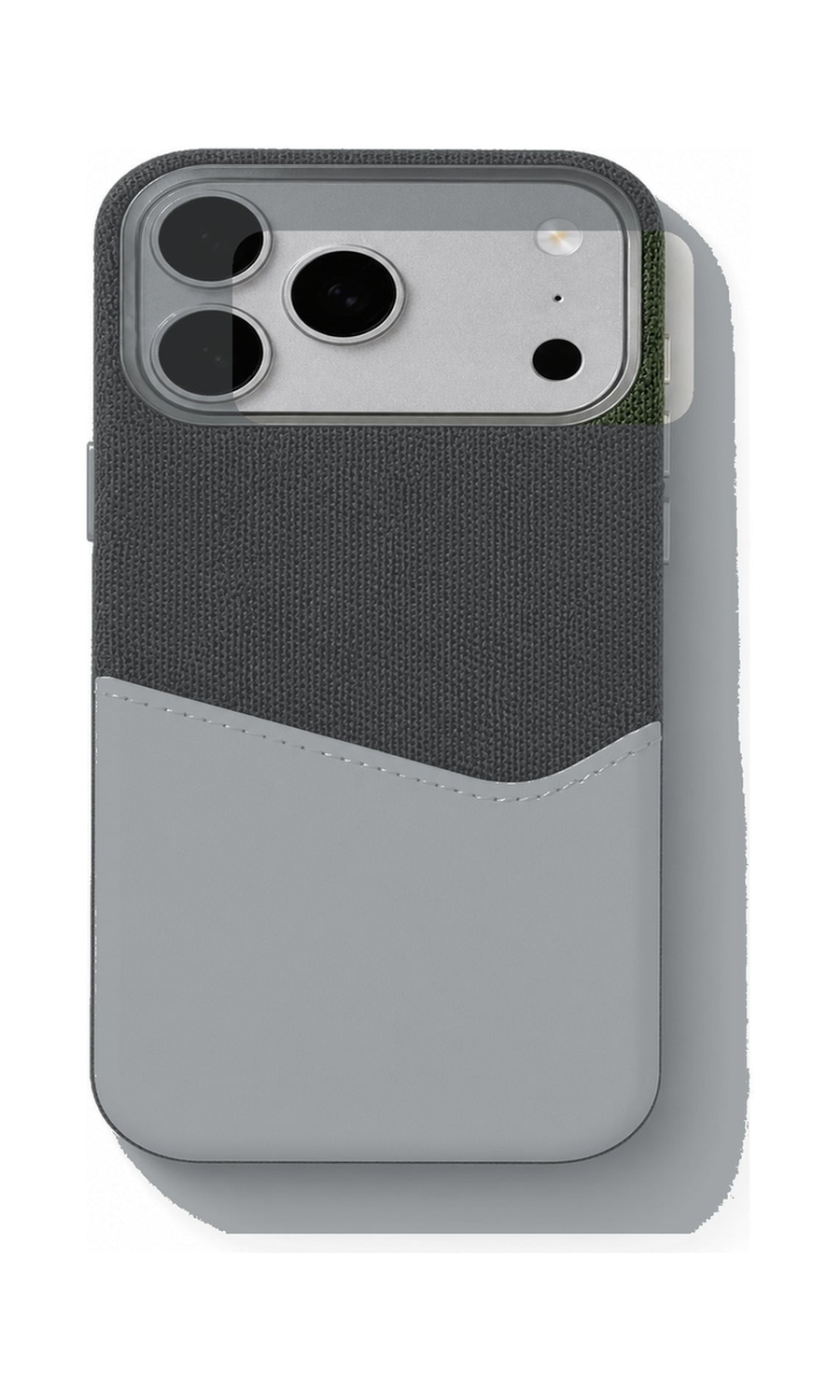 AP Lab Pro color SKU image v1: Gray-Black iPhone case front view — large product scale on white background