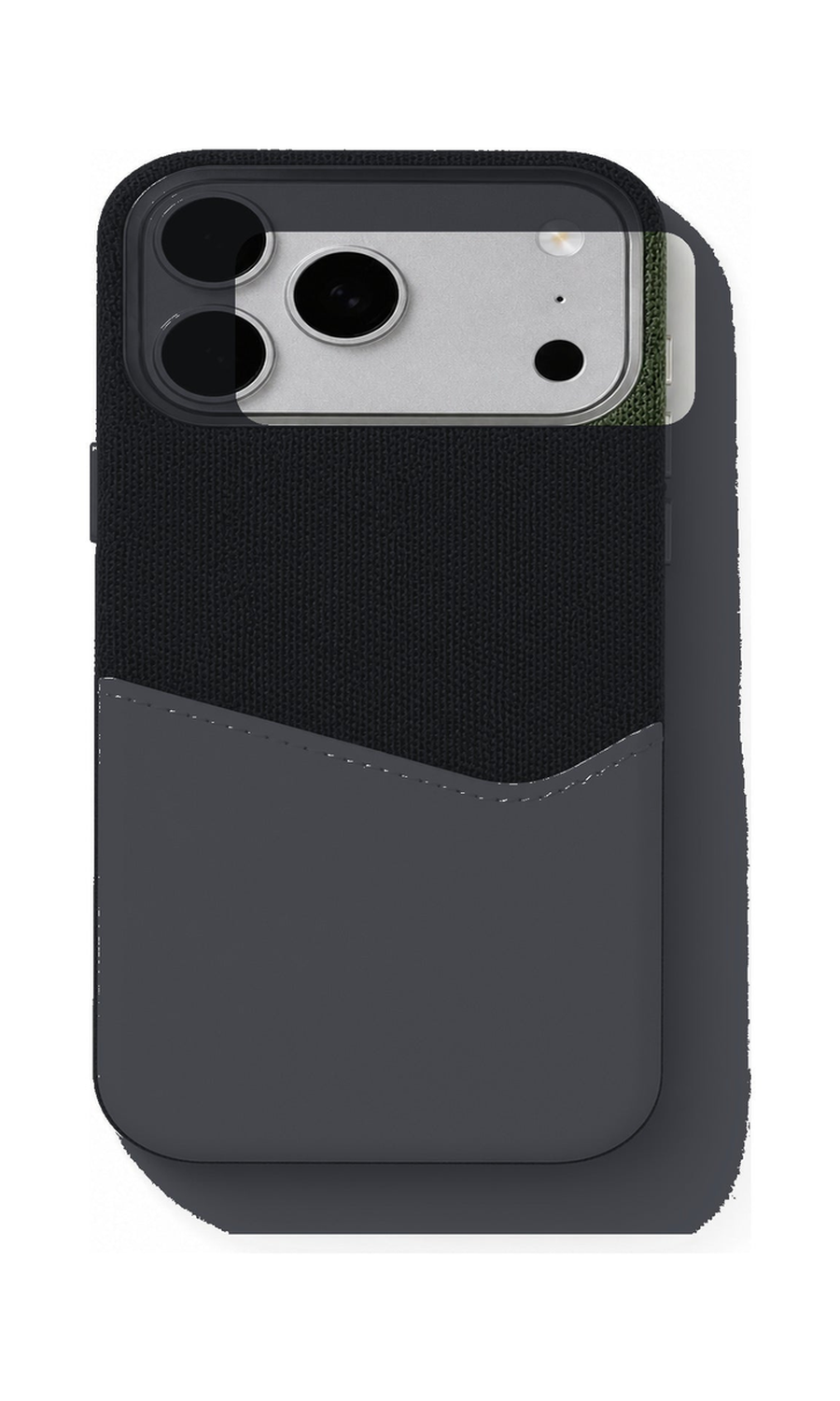 AP Lab Pro color SKU image v1: Black-White iPhone case front view — large product scale on white background