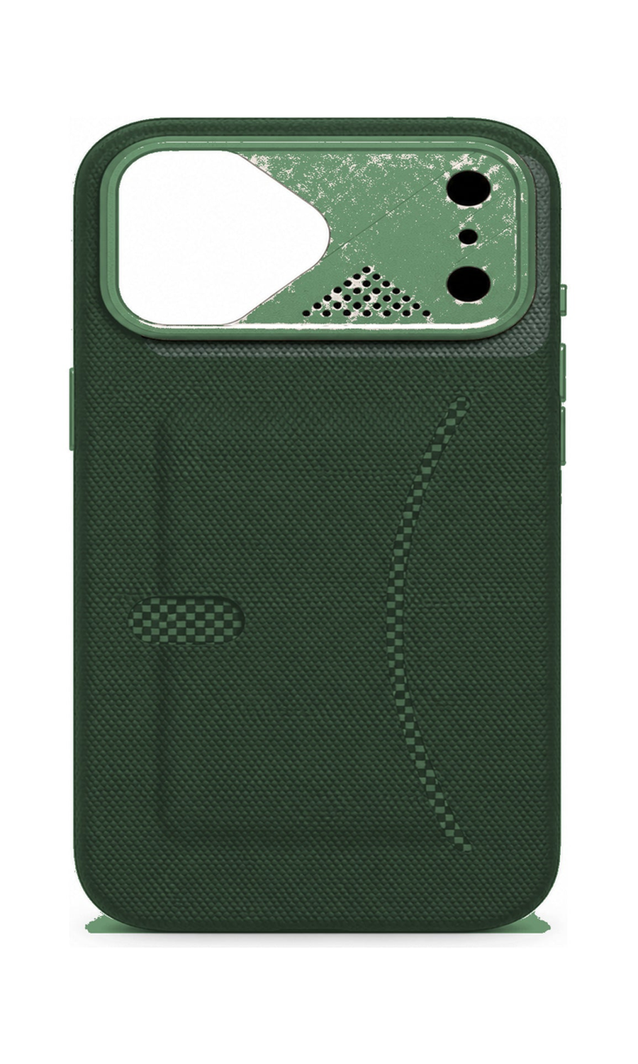 AP Lab Pro color SKU image v1: WalkerGreen iPhone case front view — large product scale on white background