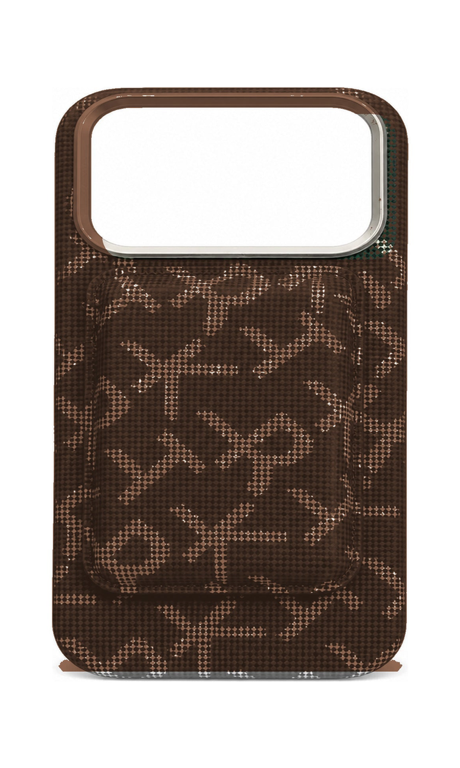 AP Lab Pro color SKU image v1: Italian Dark Coffee iPhone case front view — large product scale on white background