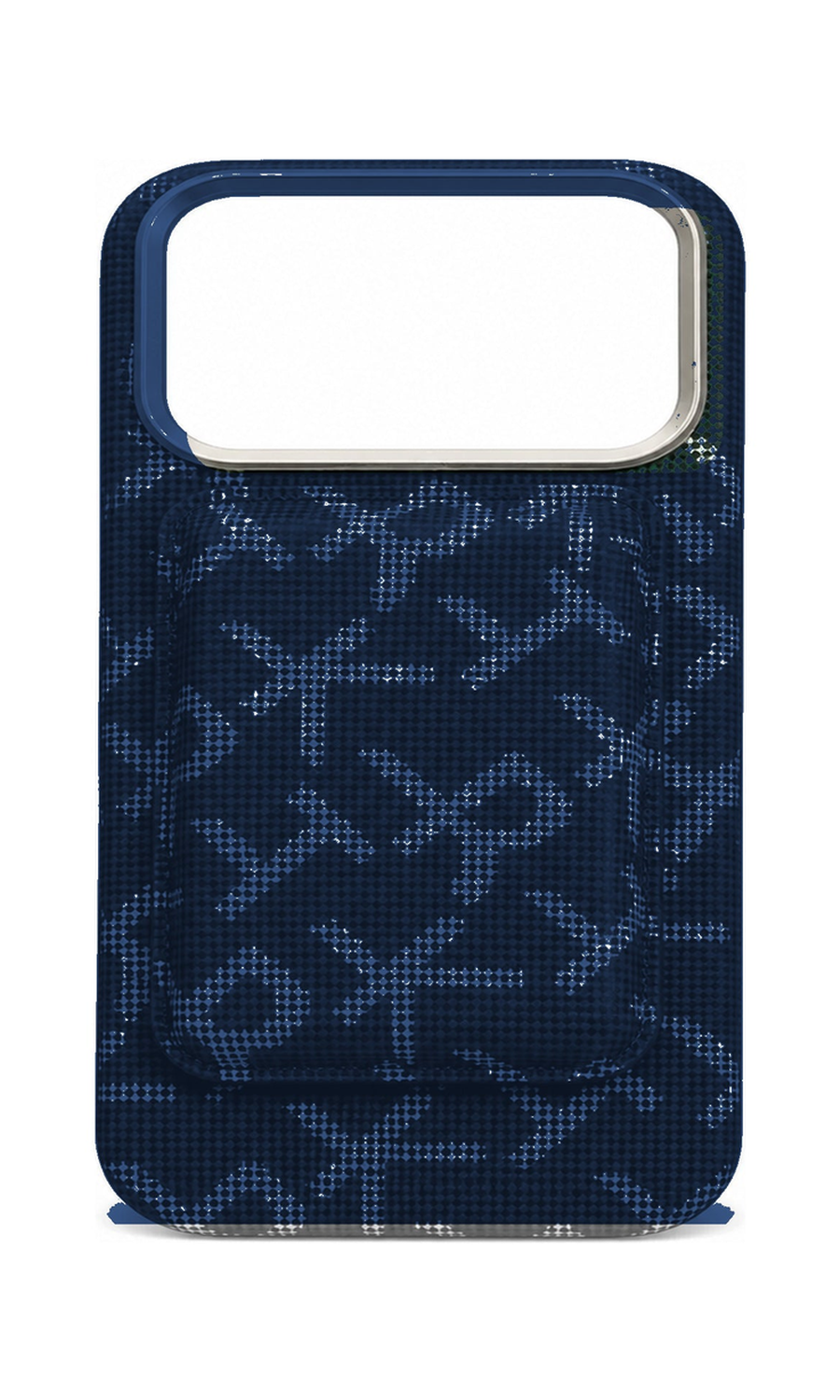AP Lab Pro color SKU image v1: Prussian Blue iPhone case front view — large product scale on white background