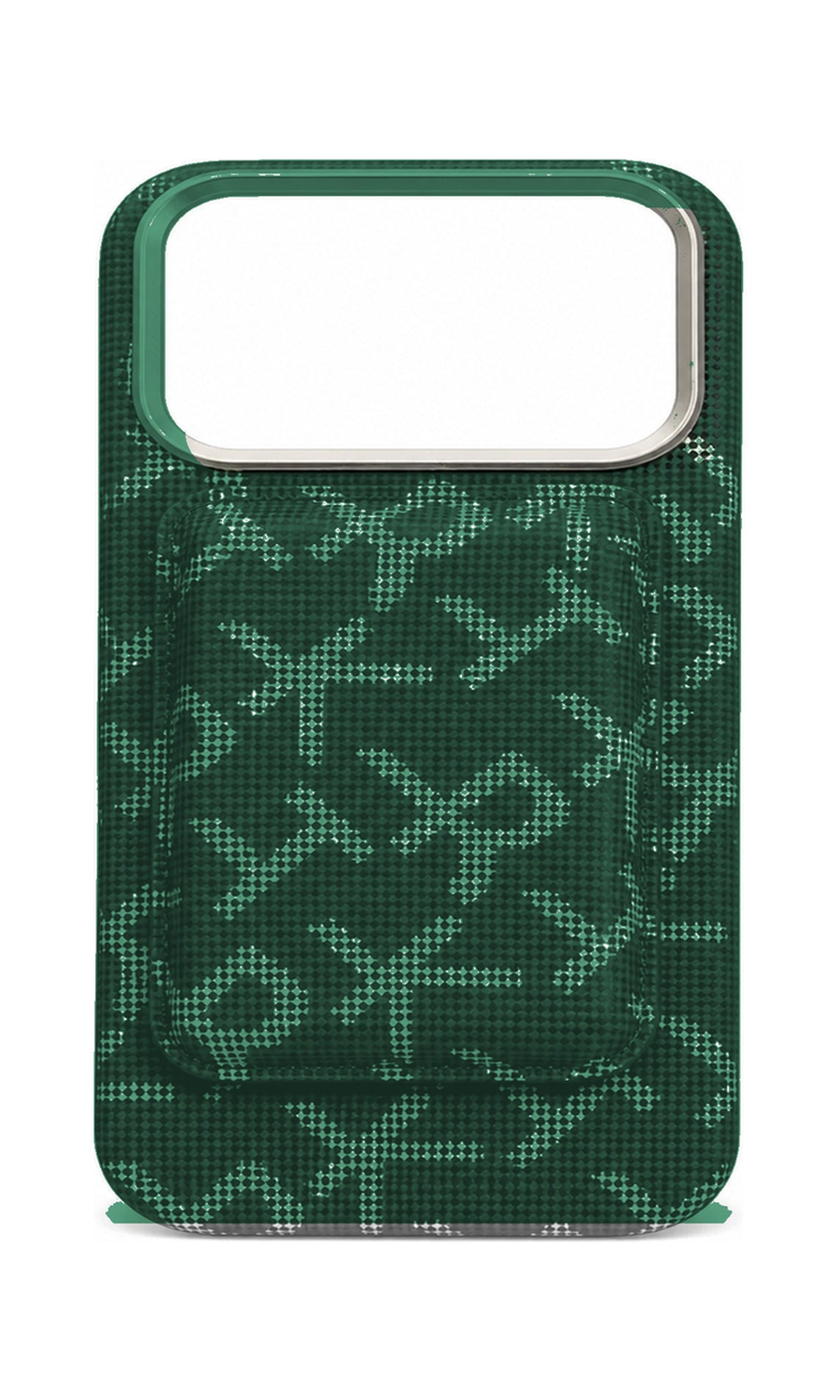 AP Lab Pro color SKU image v1: Jade GreenGreen iPhone case front view — large product scale on white background